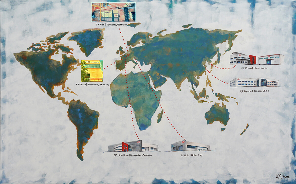 全球服務(wù)網(wǎng)絡(luò)地圖